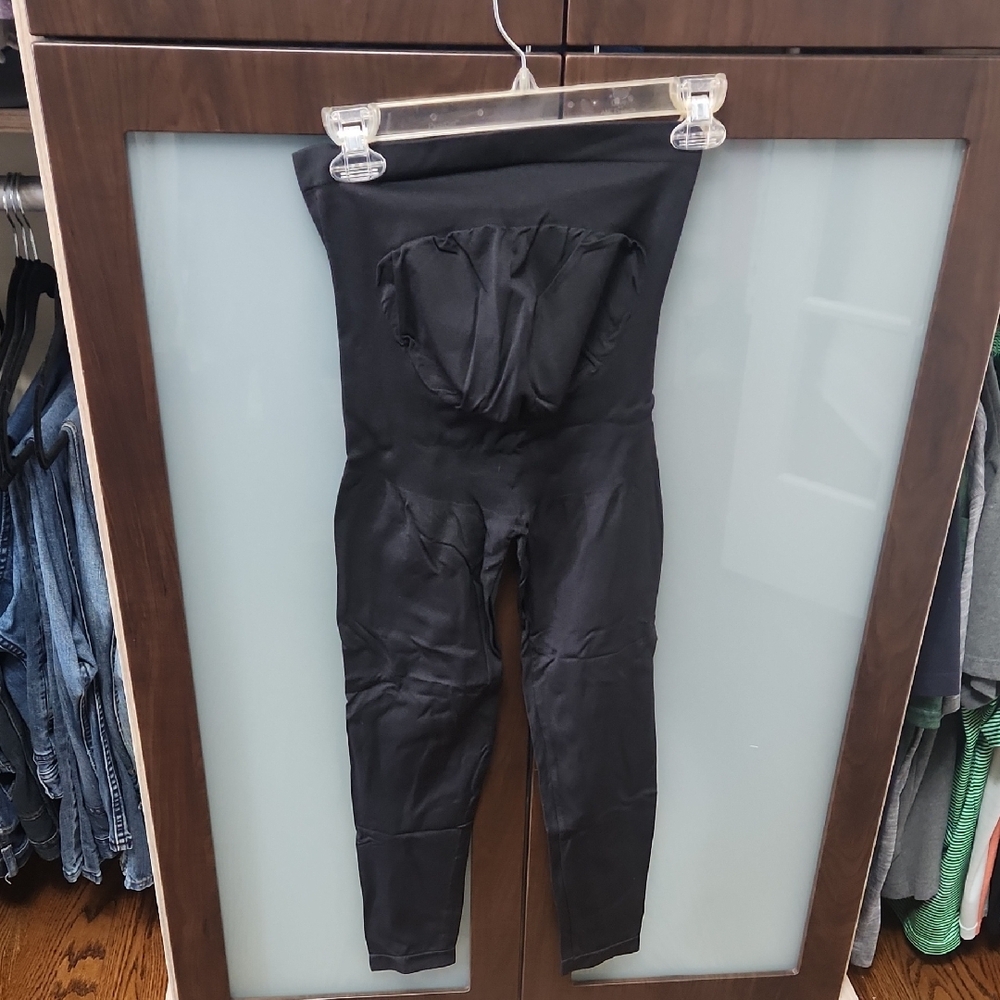 Black High-Waisted Maternity Leggings
